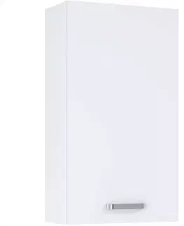 Závesné kúpeľňové skrinky Závesná kúpeľňová skrinka Uno 40 1D white