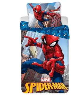 Detské obliečky Obliecky Disney Spiderman 140x200cm+90x70cm Setino Tiahome