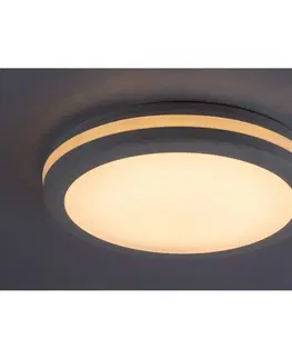 Záhradné lampy Rabalux 77036 vonkajšie stropné LED svietidlo s CCT prepínačom Indre, biela