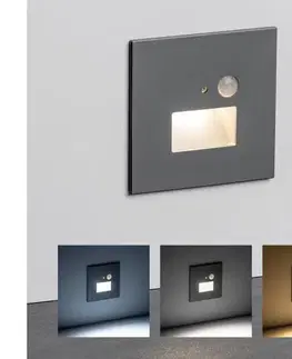 LED osvetlenie Greenlux LED schodiskové svietidlo s pohybovým senzorom LED/1,5W/230V 3000/4000/6000K strieborné 