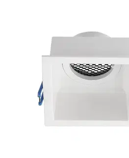 Svietidlá  Stropné svietidlo GU10 9x9 cm biele 23763