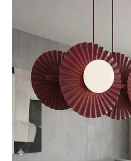 Svietidlá EMIBIG Závesný luster UMBRA na lanku 4xG9/8W/230V, červený 1729/4