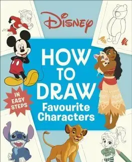 Pre deti a mládež - ostatné Disney How to Draw Favourite Characters