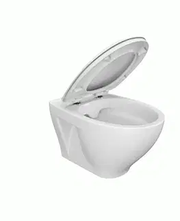 Záchody CERSANIT - ZÁVESNÁ WC MISA MODUO CLEANON BEZ SEDÁTKA K116-007-PT