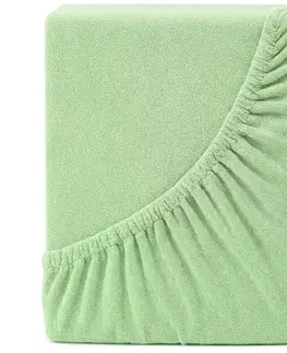 Plachty 4Home froté prestieradlo Ideál zelená, 70 x 140 cm