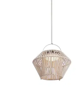 Lampy Boho stolná lampa béžová vrátane LED 3-stupňové stmievanie IP54 solárne nabíjanie - Duco