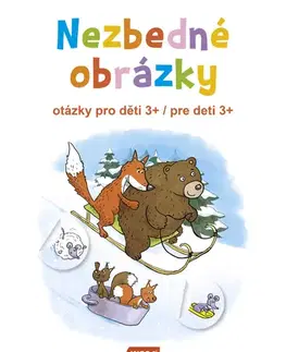 Pre deti a mládež - ostatné Nezbedné obrázky (otázky pro děti 3+ / otázky pre deti 3+) - modrý sešit / modrý zošit