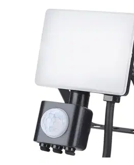 Záhradné lampy  LED Vonkajší reflektor so senzorom LED/10W/230V 5000K IP44 EKN9017