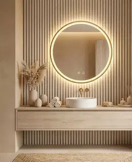 Kúpeľňové zrkadlá REA - Zrkadlo LED 60cm MMJ HOM-02501