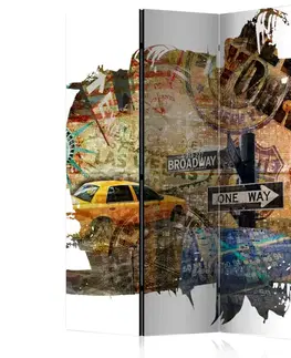 Paravány Paraván New York Collage Dekorhome