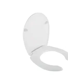 Svietidlá Sapho - WC sedadlo pre osoby so zdravotným postihnutím biele/duroplast 1010