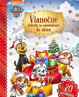 Náboženská literatúra pre deti Vianočné aktivity so samolepkami do okien Labková patrola