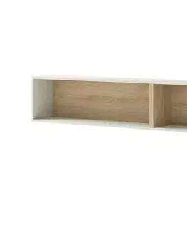 Sektorový nábytok Dig-net nábytok Polica Lenart BED CONCEPT BC-30 | kašmír / dub nagano