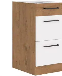 Kuchynské skrinky stojace Skrinka do kuchyne Vigo Biela HG 40D 3S BB