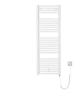 Svietidlá Aqualine - Kúpeľňový elektrický radiátor DIRECT-E 400W/230V 132 cm biela ILE34T