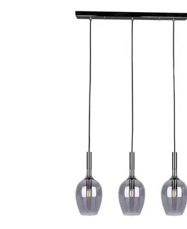 Svietidlá  Luster na lanku LUGANO 3xE14/40W/230V šedá ML8814