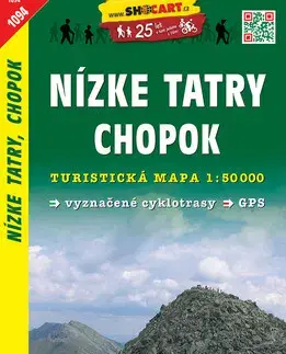 Voda, lyže, cyklo Nízke Tatry-Chopok 1:50 000 TM - Kolektív autorov