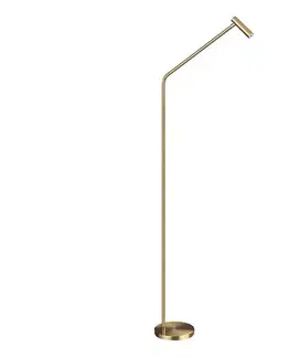 Lampy Ideal Lux - LED Stojacia lampa EASY LED/3,5W/230V CRI 90 mosadz 295503