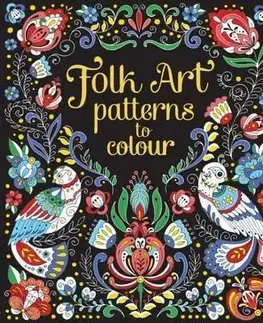 Maľovanky pre dospelých Folk Art Patterns to Colour - Megan Cullis