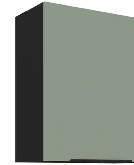 Kuchynské skrinky visiace Kuchynská skrinka Aria-Sa/Bl Anti Fingerprint 60g-72 1f