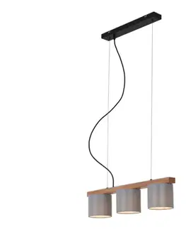 Svietidlá Briloner - Luster na lanku RHON 3xE14/25W/230V kaučukovník 4075-034