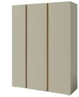 Šatníkové skrine Skriňa Luca LC1 3D eukalyptus/dub baltic