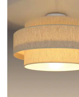 Svietidlá  Stropné svietidlo BOHO 1xE27/60W/230V priemer 40 cm biele H0183