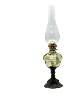 Lampy Floriánova huť Petrolejová lampa BARBORA 54 cm lesná zelená 210-0901-0000-12-00-000
