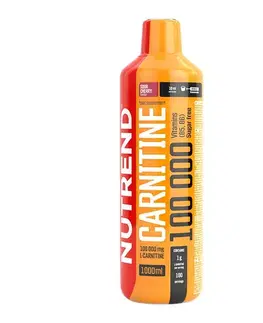 Spaľovače tukov Nutrend Carnitine 100000 - 1000 ml višňa