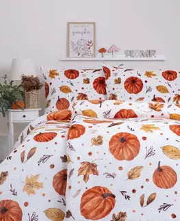 Obliečky MKLozkoviny.sk Francúzske obliečky mikroplyš Exclusive – Jesenná nálada - 220 × 200 cm - 70 x 90 cm