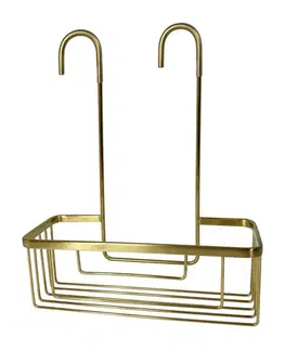 Regály a poličky Gedy - SMART polička do sprchy závesná, na batériu, 300x375x120 zlato mat 248988