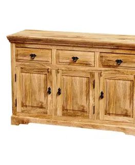 Komody Komoda Guru 140x90x45 indický masív mango