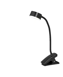 Lampy Osram - stmievateľná stolová LED lampa so svorkou OFFICE LINE LED/4,8W/230V čierna 4099854464294