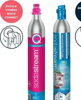 Sodastream a ďalšie výrobníky perlivej vody SodaStream Bombička CO2 s kapacitou až na 70 litrov