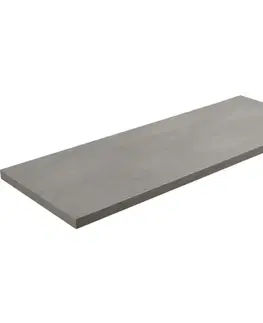 Kúpeľňový nábytok CERANO - Doska pod umývadlo Navira Pro - betónovo šedá - 140x3,6x46 CER-663100