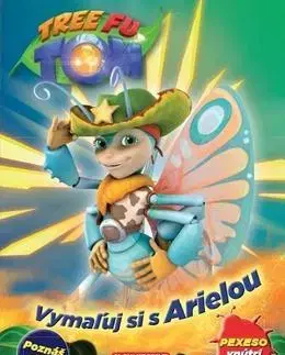 Nalepovačky, vystrihovačky, skladačky Vymaľuj si s Arielou