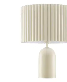 Lampy Brilliant - Stolná lampa VELIN 1xE27/20W/230V krémová 60350/09