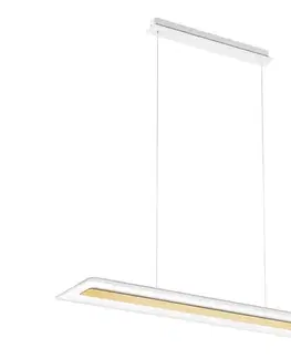 Svietidlá Linea Light 8939 - LED Luster na lanku ANTILE LED/45W/230V CRI 90 biela/zlatá 8939