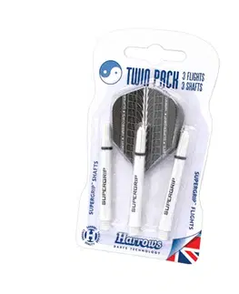 Násadky na šípky Násadky a letky Harrows Twin Pack Medium Red