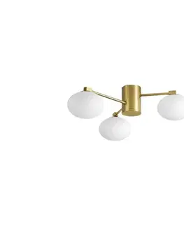 Svietidlá Ideal Lux - LED Prisadený luster HERMES 3xG9/3W/230V pr. 60 cm zlatá 317007