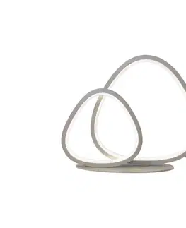 Lampy Viokef Lighting LED stolová lampa HELIX LED/15W/230V strieborná 4348800