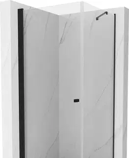 Vane MEXEN/S - Pretória sprchovací kút 90x90, transparent, čierna + sprchová vanička vrátane sifónu 852-090-090-70-00-4070B