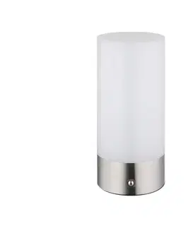 Záhradné lampy Globo 21040RGB - LED RGB stmievateľná dotyková stolná lampa LEX 1,8W/5V 1500 mAh 21040RGB