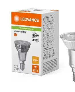 LED osvetlenie LED reflektorová žiarovka PAR16 E14/4,5W/230V 2700K 36° - Ledvance 4099854071379
