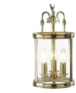 Svietidlá Där Lighting Där Lighting LAM0340 - Luster na reťazi LAMBETH 3xE14/60W/230V mosadz LAM0340