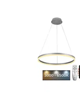 Svietidlá  LED Stmievateľný luster na lanku LED/42W/230V 3000-6500K + diaľkové ovládanie J4308/S