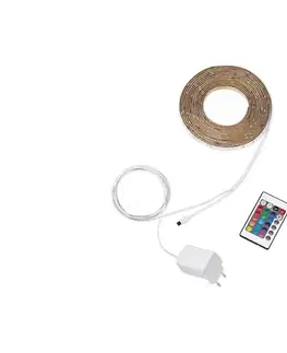 LED osvetlenie Philips - LED RGB stmievateľný pás 5m LED/12W/230V + diaľkové ovládanie 8720169309869