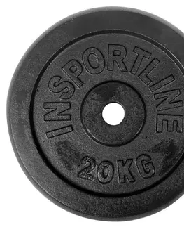 Závažia k činkám Liatinový kotúč inSPORTline CastCzech 20 kg 30 mm