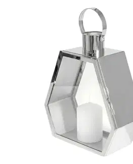 Taburetky Estilo Home Dekoratívna lucerna PALACE, 43 cm, lesklý chróm 5905623253275