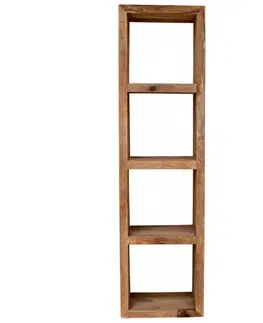 Knižnice Knižnica Tara 50x185x35 indický masív palisander
